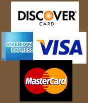 Credit Cards Accepted